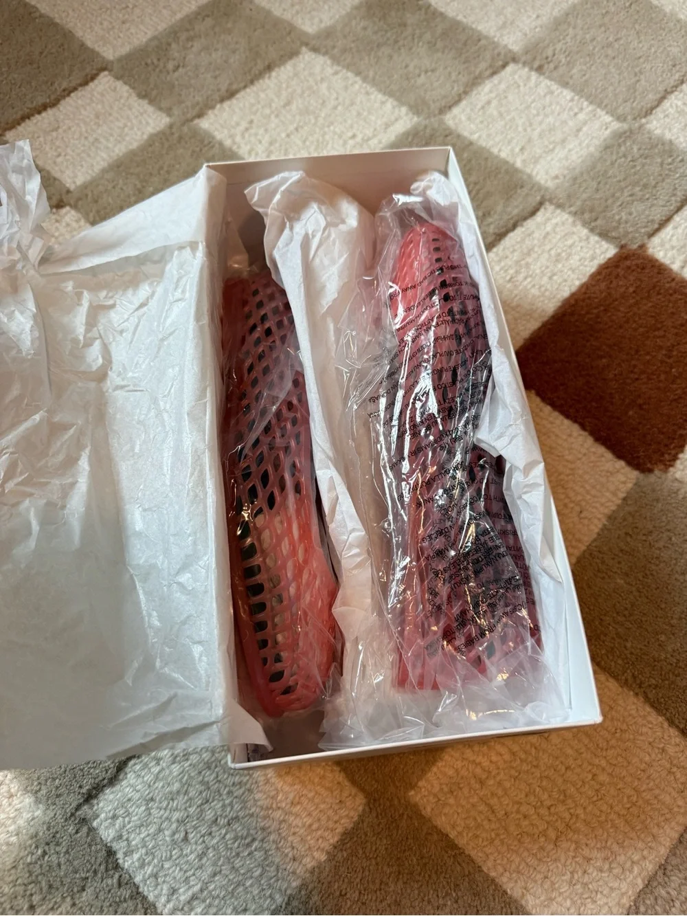 COS Women's Coral Jelly Flats - Lightweight Slip-On